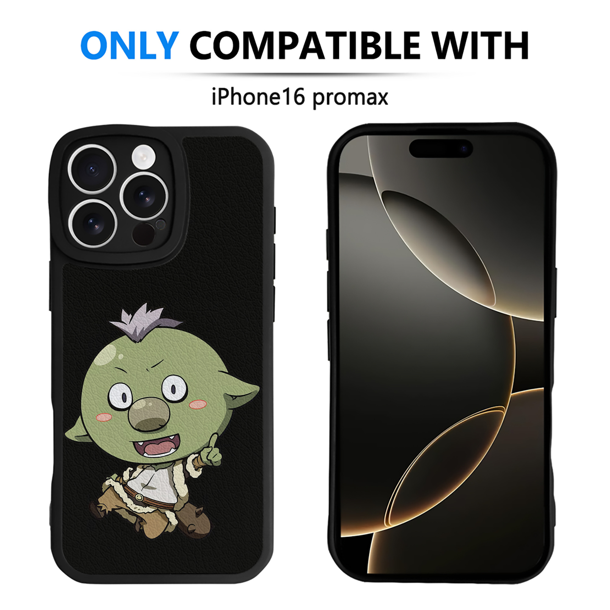 （画像用） 転スラ Regarding Reincarnated to Slime 【iPhone 16シリーズ対応】シリコンスマホケース（レザー調） 材質：シリコン